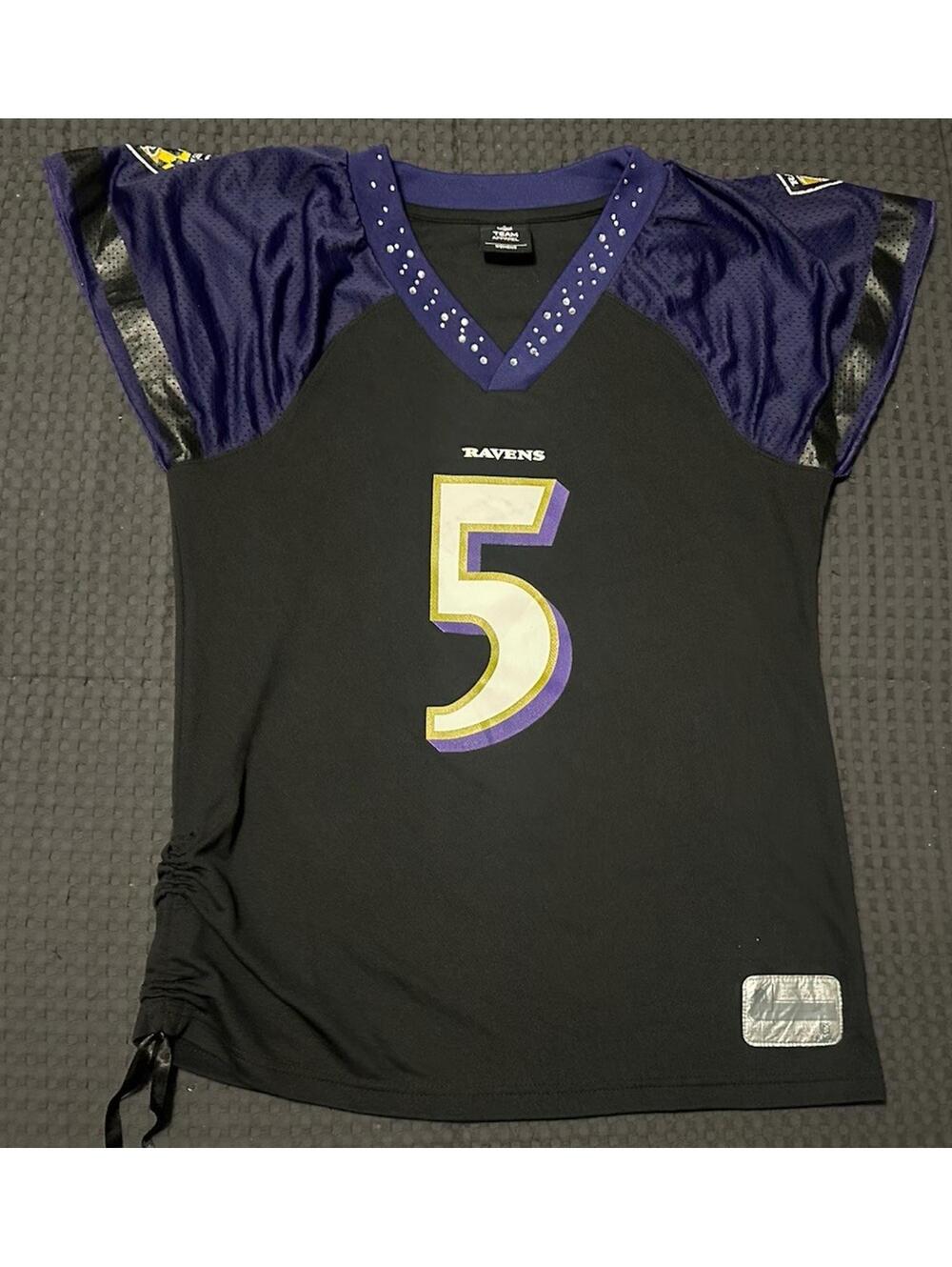 Vintage Reebok NFL Baltimore Ravens Joe Flacco Football Jersey Womens Size Large